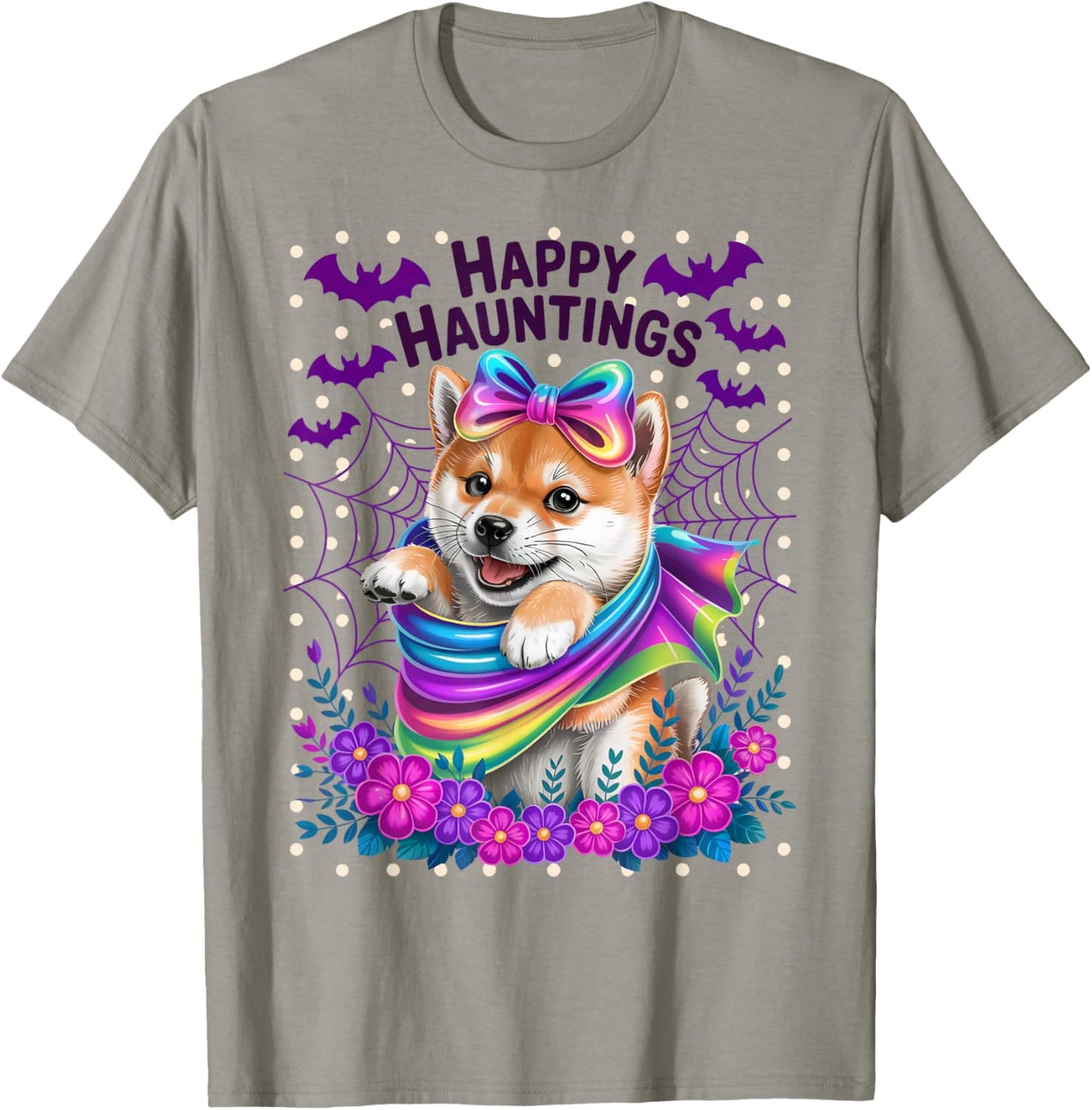 Dog Ghost Halloween Costume Spooky Season Ghost Costume Kids T-Shirt
