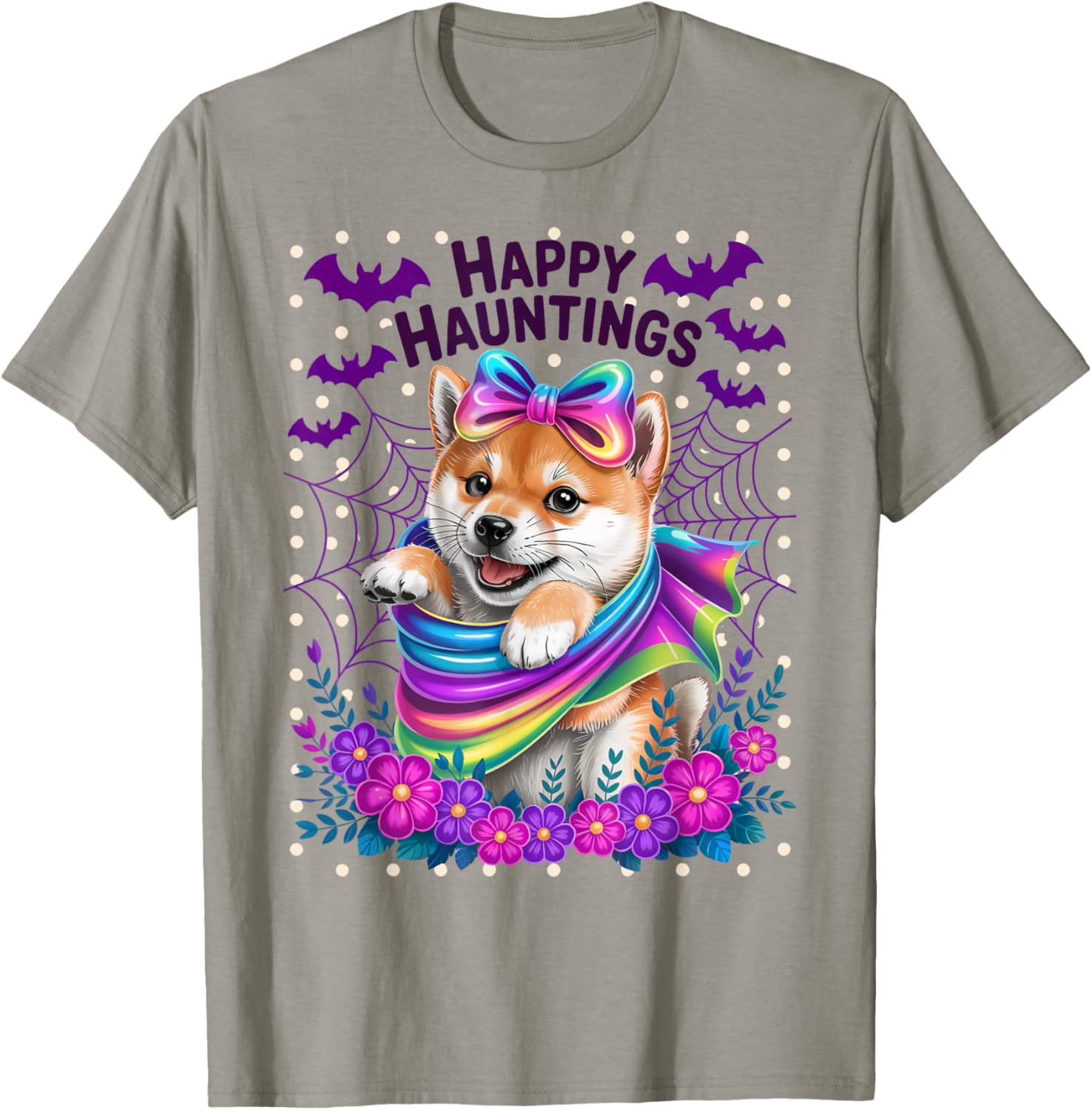 Dog Ghost Halloween Costume Spooky Season Ghost Costume Kids T-Shirt