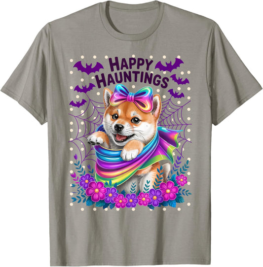 Dog Ghost Halloween Costume Spooky Season Ghost Costume Kids T-Shirt