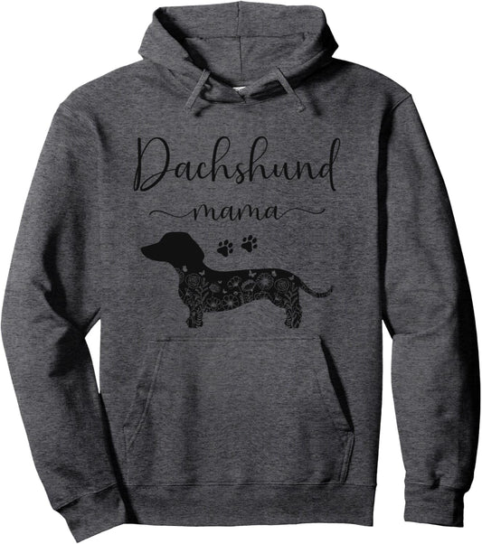 Dog Lover, Wiener Dog Mom, Dachshund Mama Pullover Hoodie