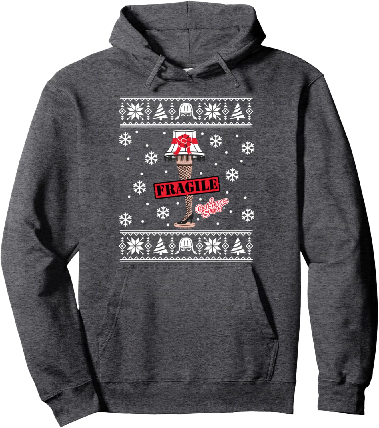 A Christmas Story - Fragile Leg Lamp Sweater Pattern Pullover Hoodie
