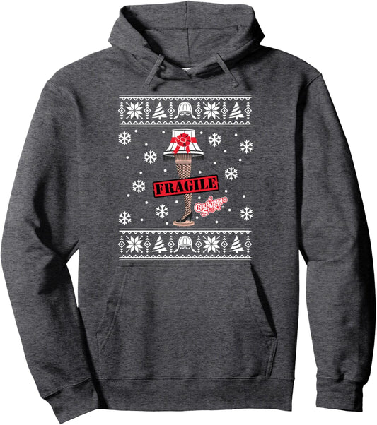 A Christmas Story - Fragile Leg Lamp Sweater Pattern Pullover Hoodie