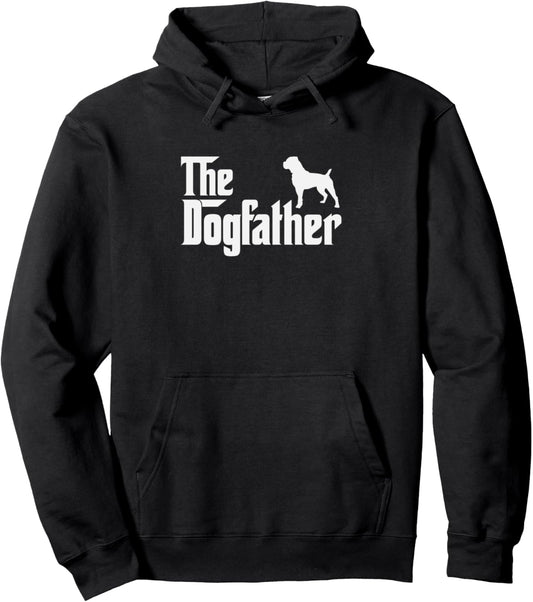 alapaha blue blood bulldog DogFather Funny Dog Dad Pullover Hoodie