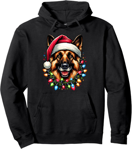 Dog Owner Xmas Men Women Favorite German Shepherd Christmas Pullover Hoodie