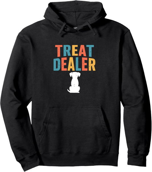 Dog Treat Dealer Cute Pet Owner Funny Dog Lover Pullover Hoodie