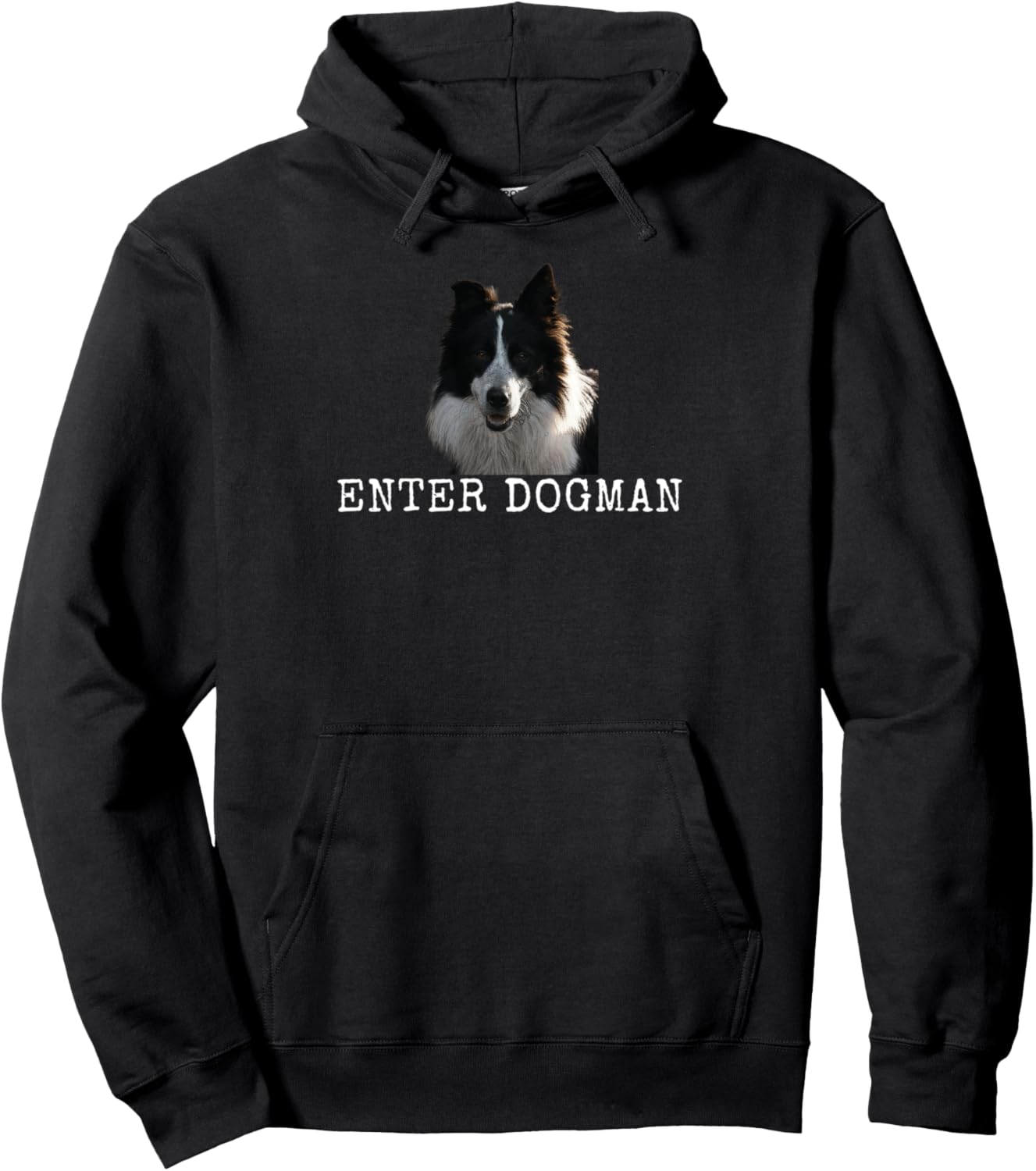 Enter Dogman Funny Dog Dad and Dog Mom Pullover Hoodie
