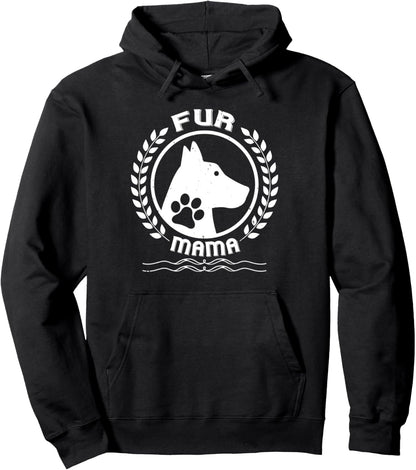 Dog Lover Funny - Fur Mama Pullover Hoodie