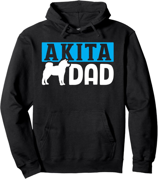 Akita Dad Akita Dog Pullover Hoodie