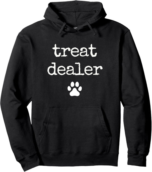 Dog Treat Dealer Funny Humor Hoodie for Dog Owners &amp; Lovers