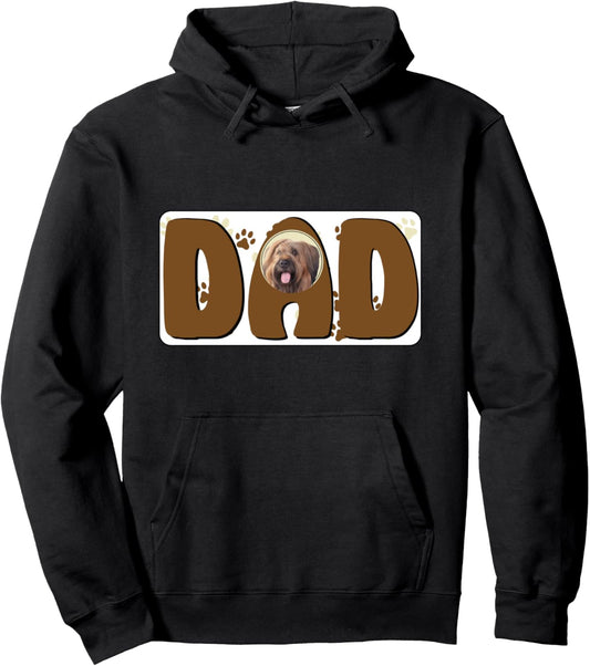 Dog Dad O Briard Pullover Hoodie