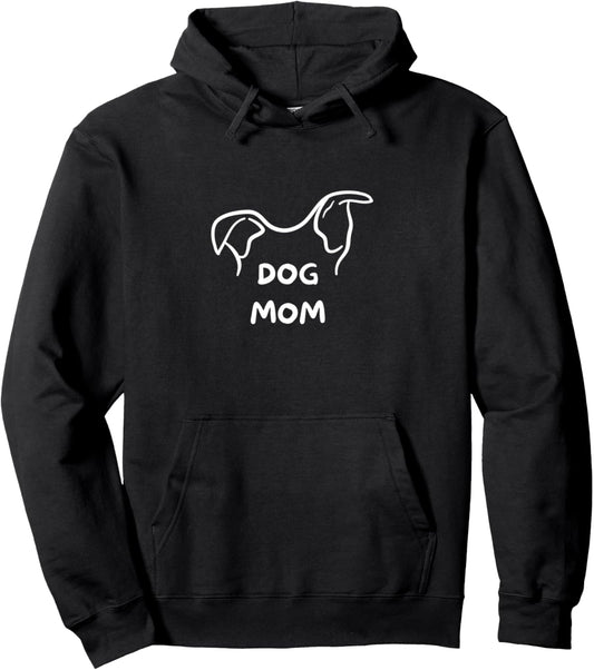 Dog Mom - Cute for Fur Mama Pride | Perfect for Dog Lovers Pullover Hoodie