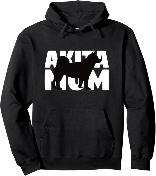 Akita Mom Hoodie Dog Mother Akita Gift Pullover Hoodie