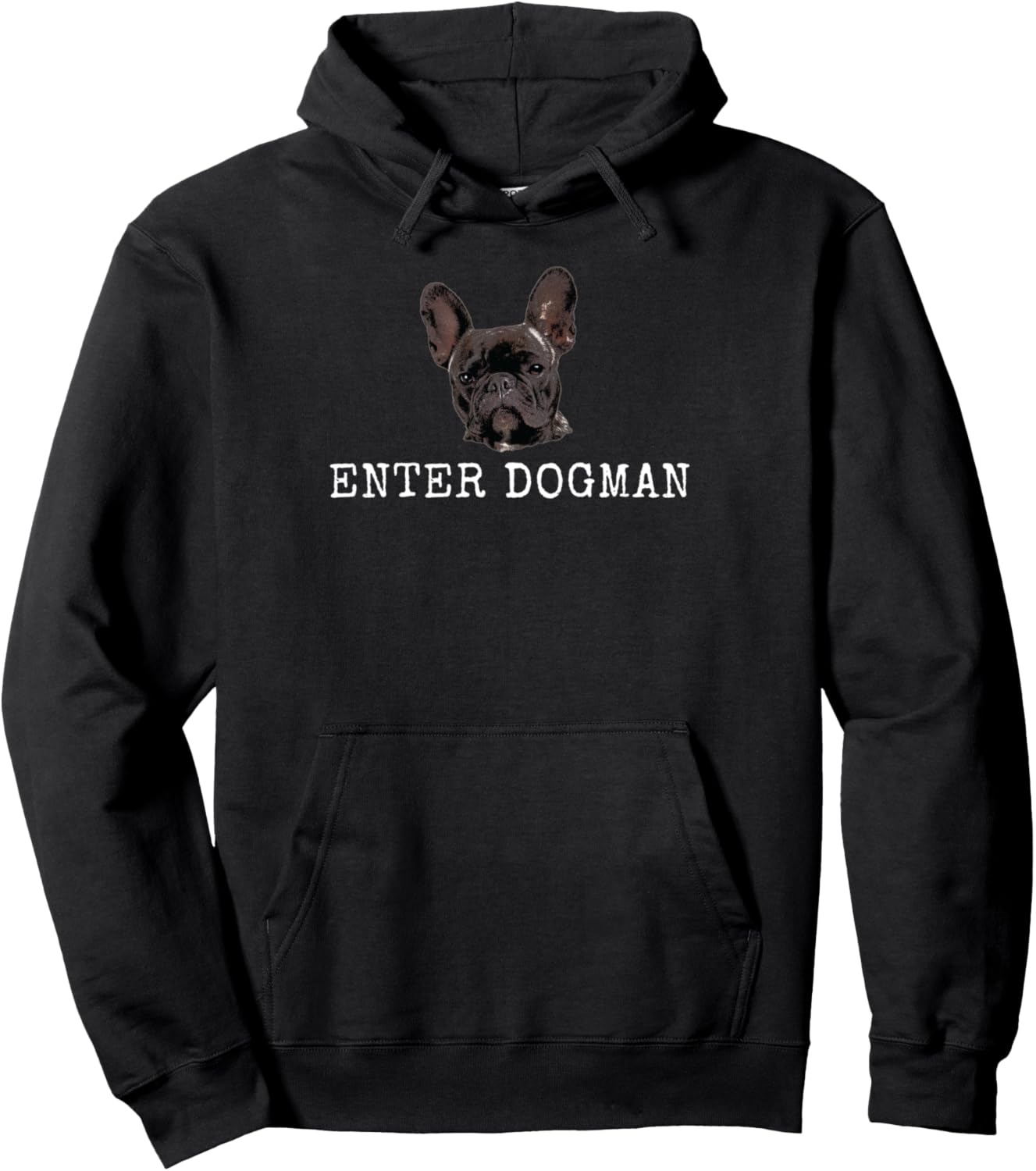 Enter Dogman Funny Dog Dad and Dog Mom Pullover Hoodie
