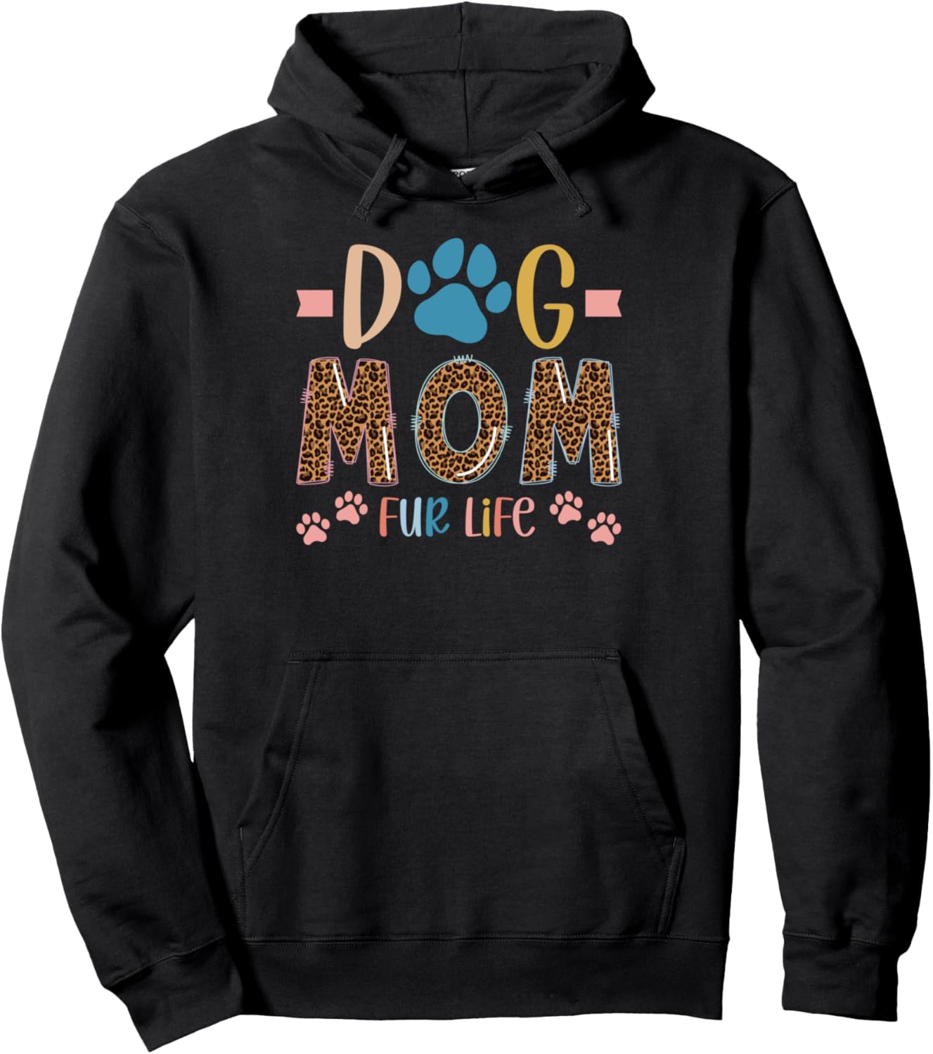 Dog Mom Fur Life Daughter Son Mothers Day Women Wife Dogs Pullover Hoodie