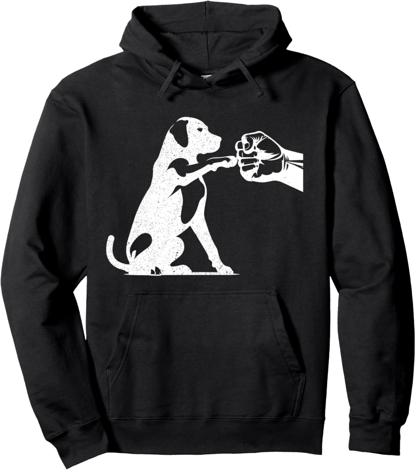 Dog Fist Bump | Dog Lover, Dog Mom &amp; Dog Dad Pullover Hoodie