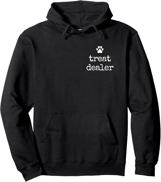 Dog Treat Dealer Dog Owner Humor Funny Dog Dad Dog Lover Pullover Hoodie