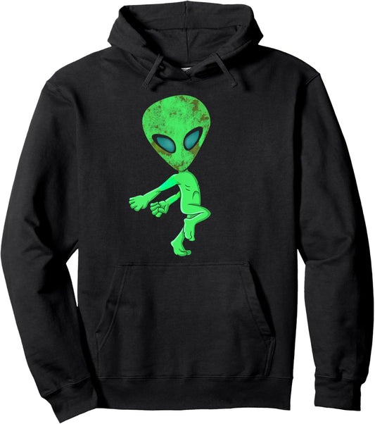 Aliens Funny Dance Boys Girls Kids Halloween Christmas Pullover Hoodie