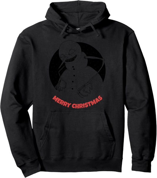 Funny Angry Snowman Merry Christmas Xmas Gift Pullover Hoodie