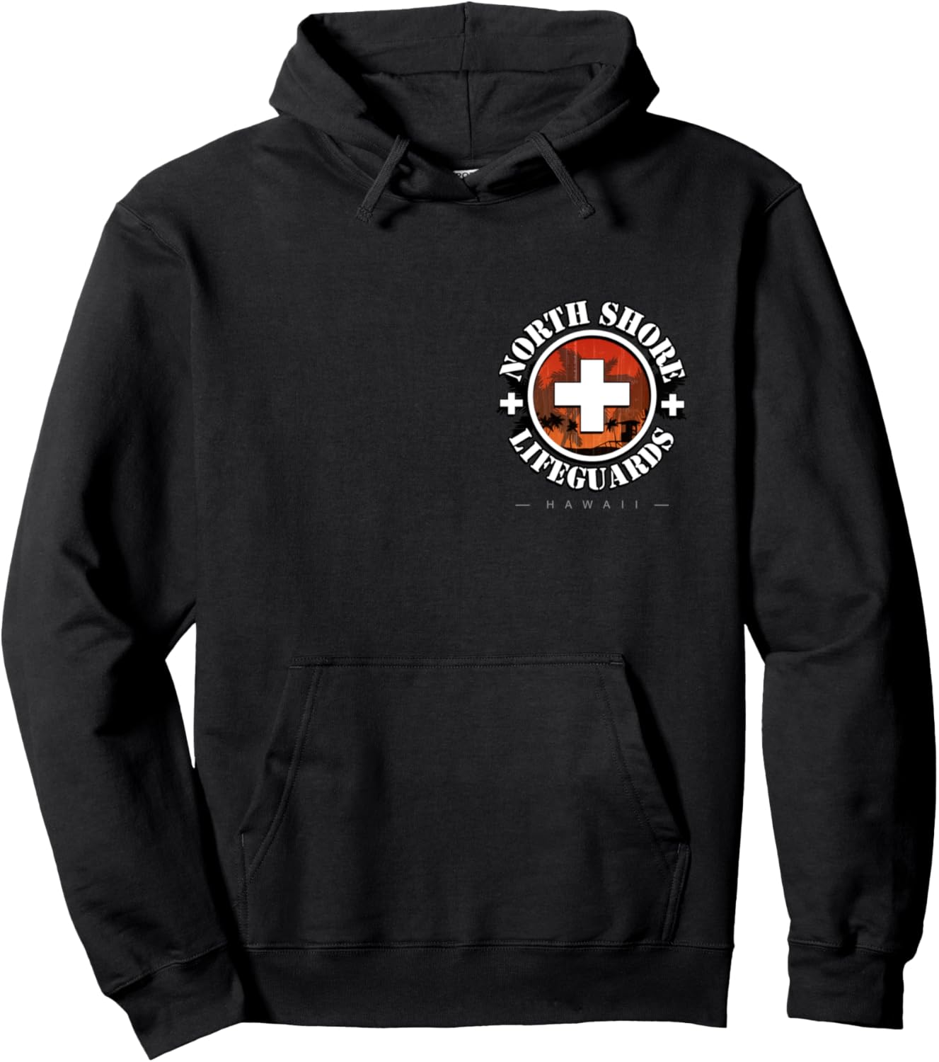 Epic Surf HI Hawaiian Oahu Hawaii Lifeguards North Shore Pullover Hoodie