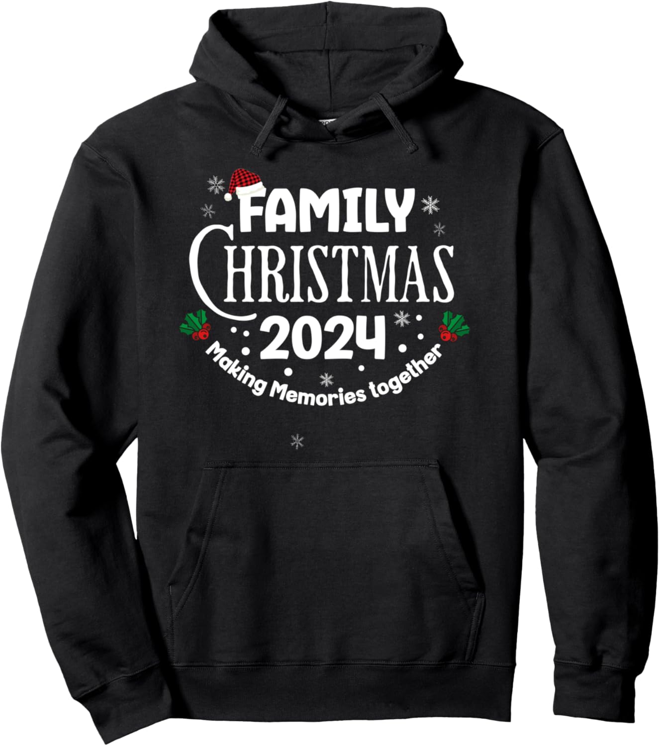 Family Christmas 2024 Holiday Matching Family Xmas Pullover Hoodie