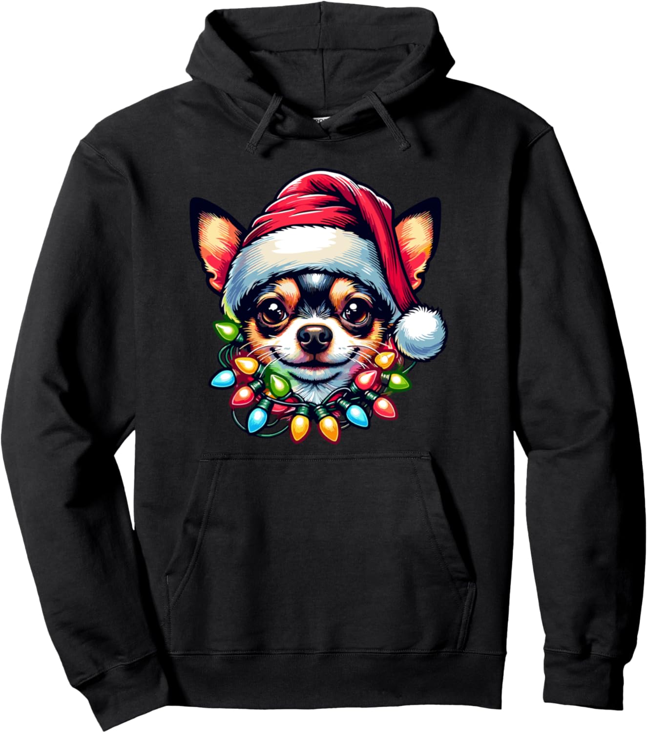Dog Owner Xmas Men Women Favorite Chihuahua Christmas Pullover Hoodie