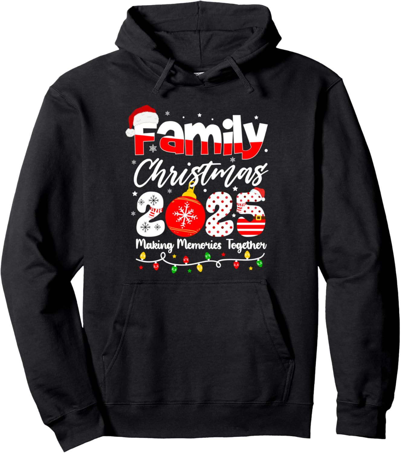 Family Christmas 2025 Matching Family Christmas Xmas Pullover Hoodie
