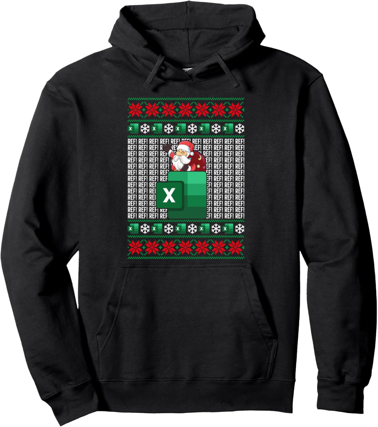 Excel REF Error Spreadsheet CPA Accountant Christmas Pullover Hoodie