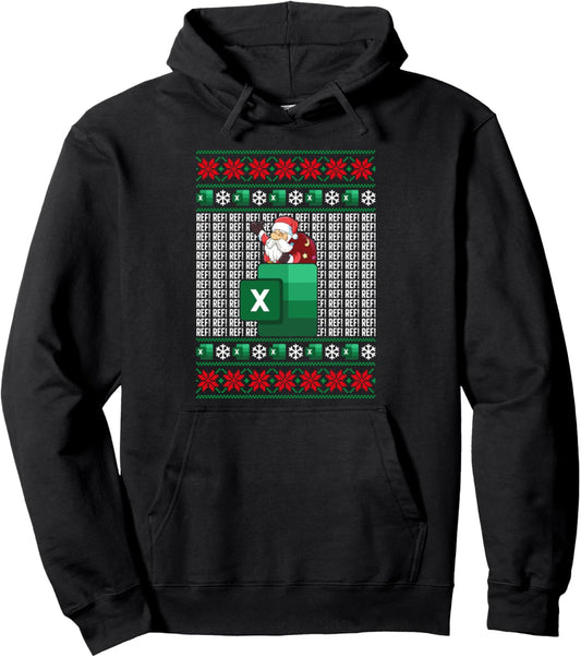 Excel REF Error Spreadsheet CPA Accountant Christmas Pullover Hoodie