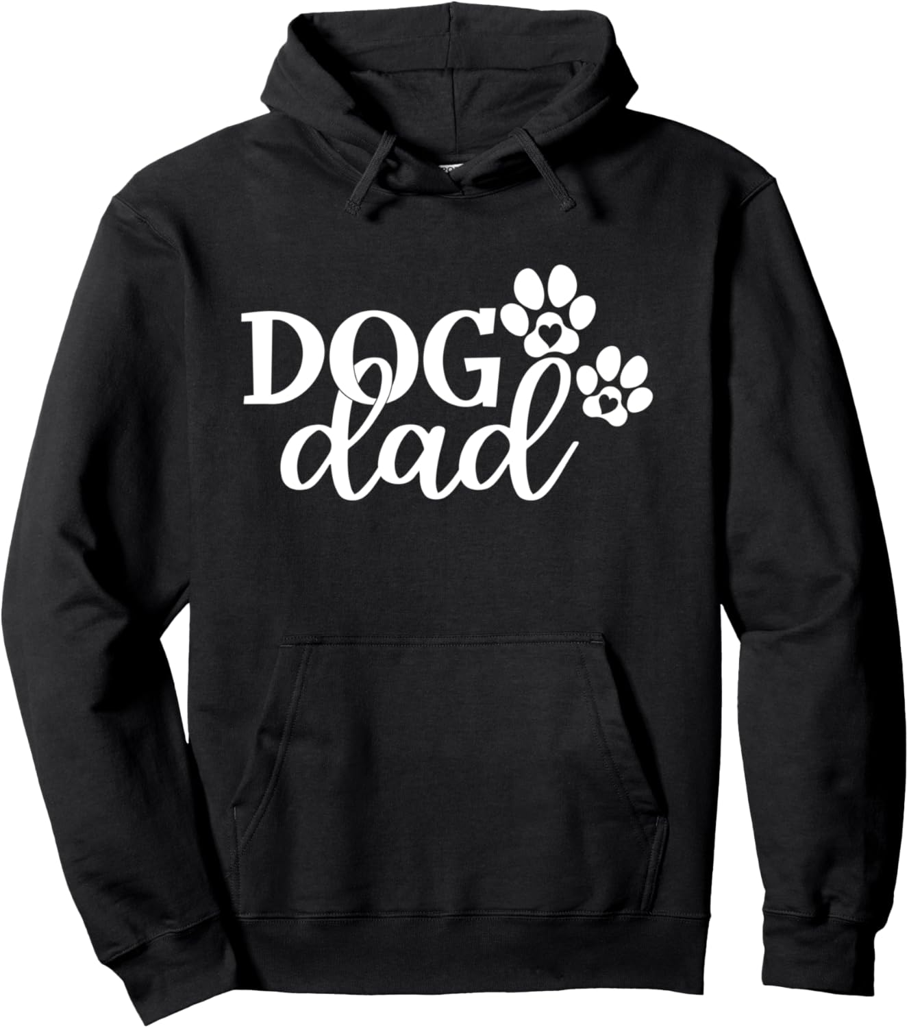 Dog Dad Paws Dog Lover Owner Dog Men Funny Pet Lover Pullover Hoodie