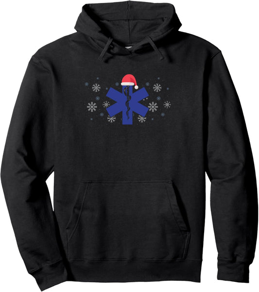 EMT Christmas Emergency Medical Technician Funny EMT Pullover Hoodie