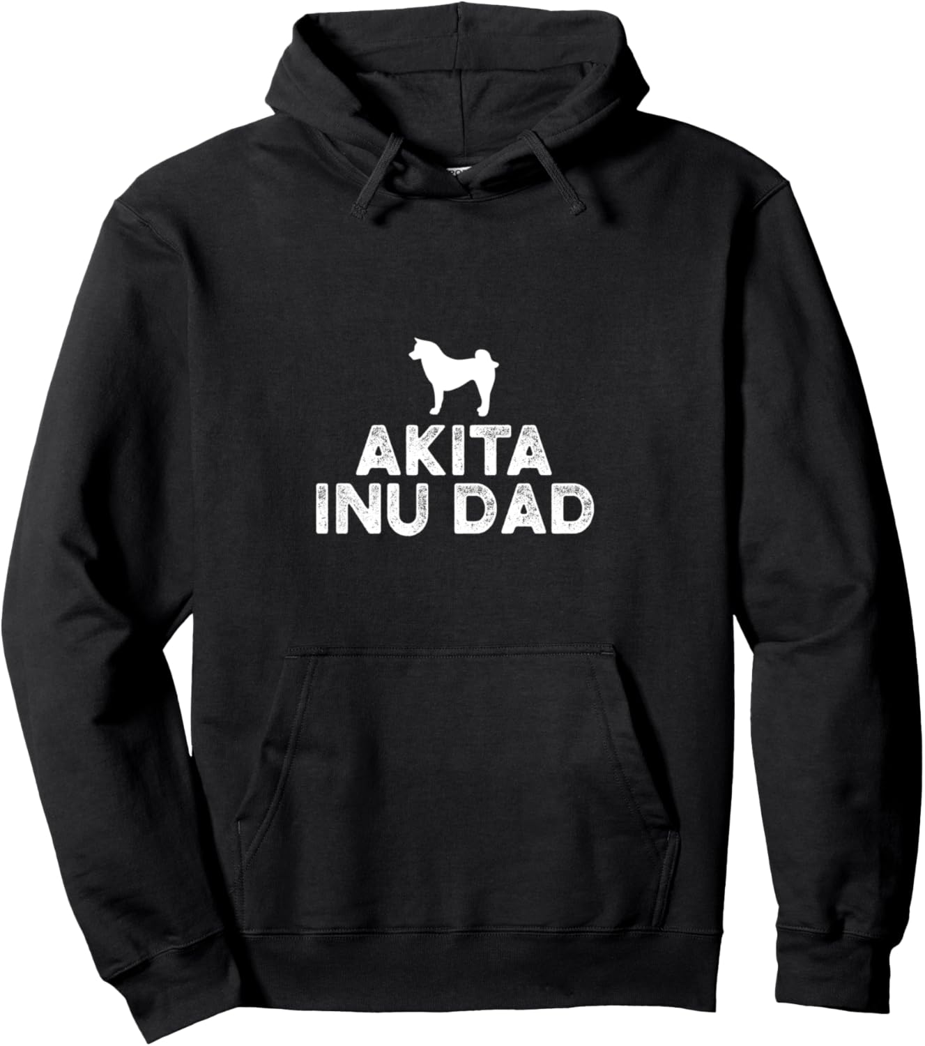 Akita Inu dad dog dog owner dog dad saying Pullover Hoodie