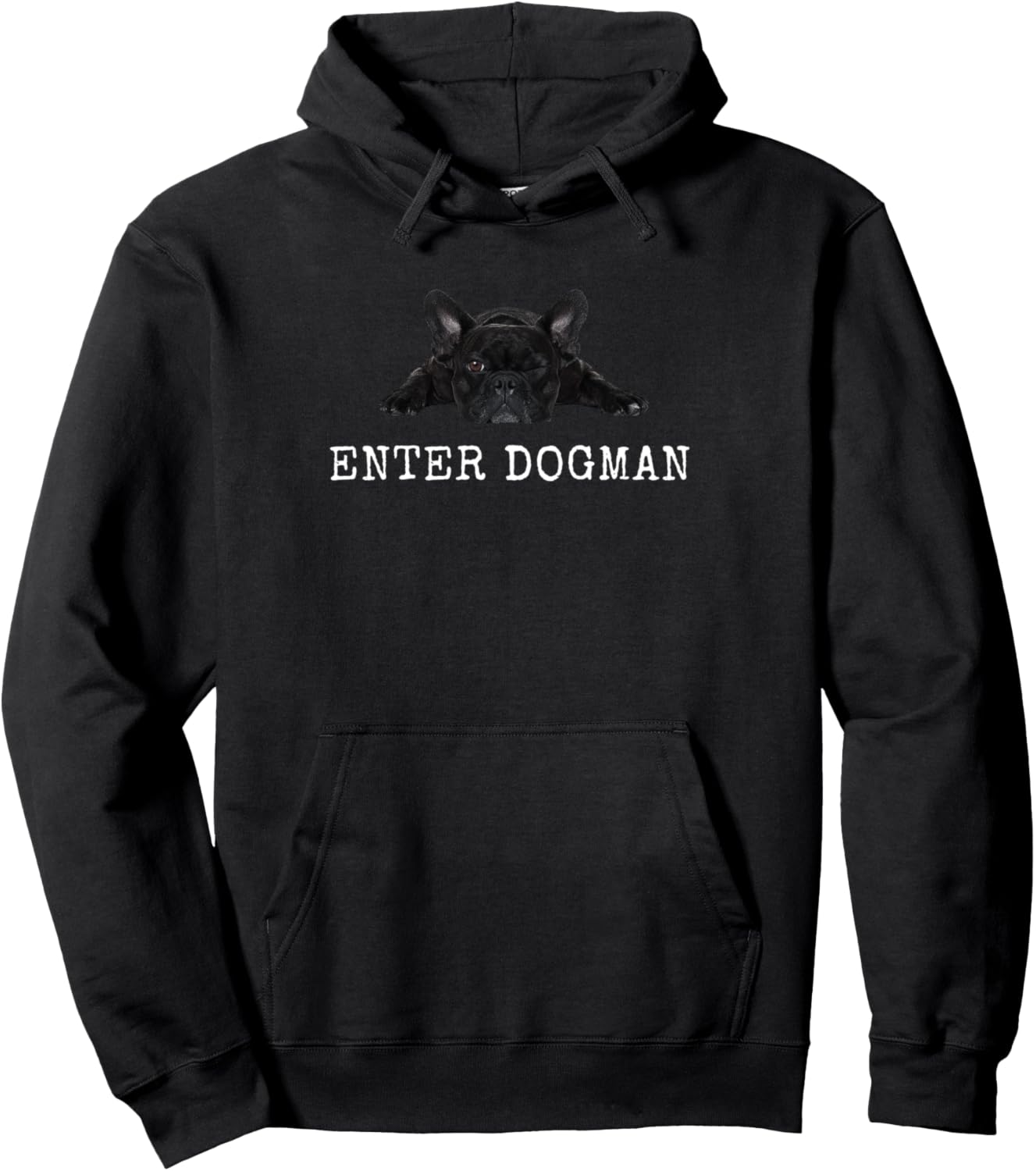 Enter Dogman Funny Dog Dad and Dog Mom Pullover Hoodie