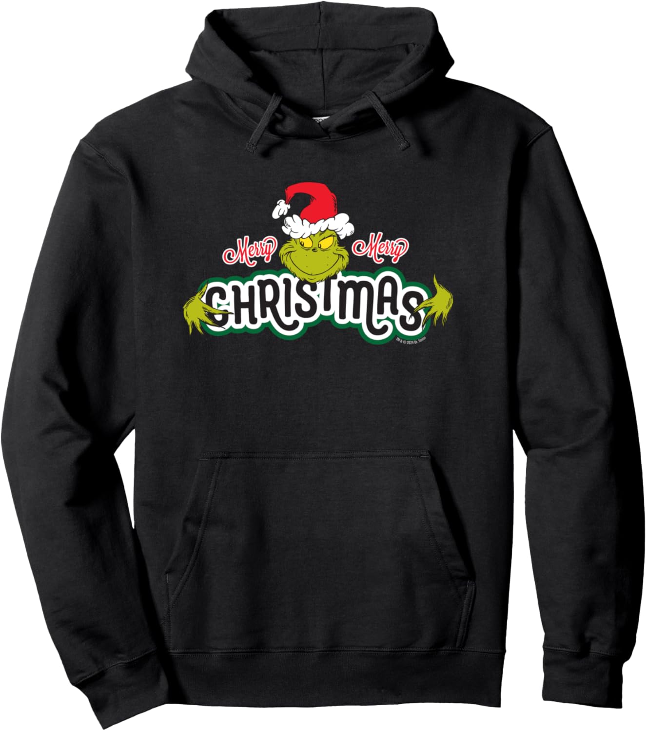 Dr. Seuss Grinch Hugs Christmas T-shirt Pullover Hoodie