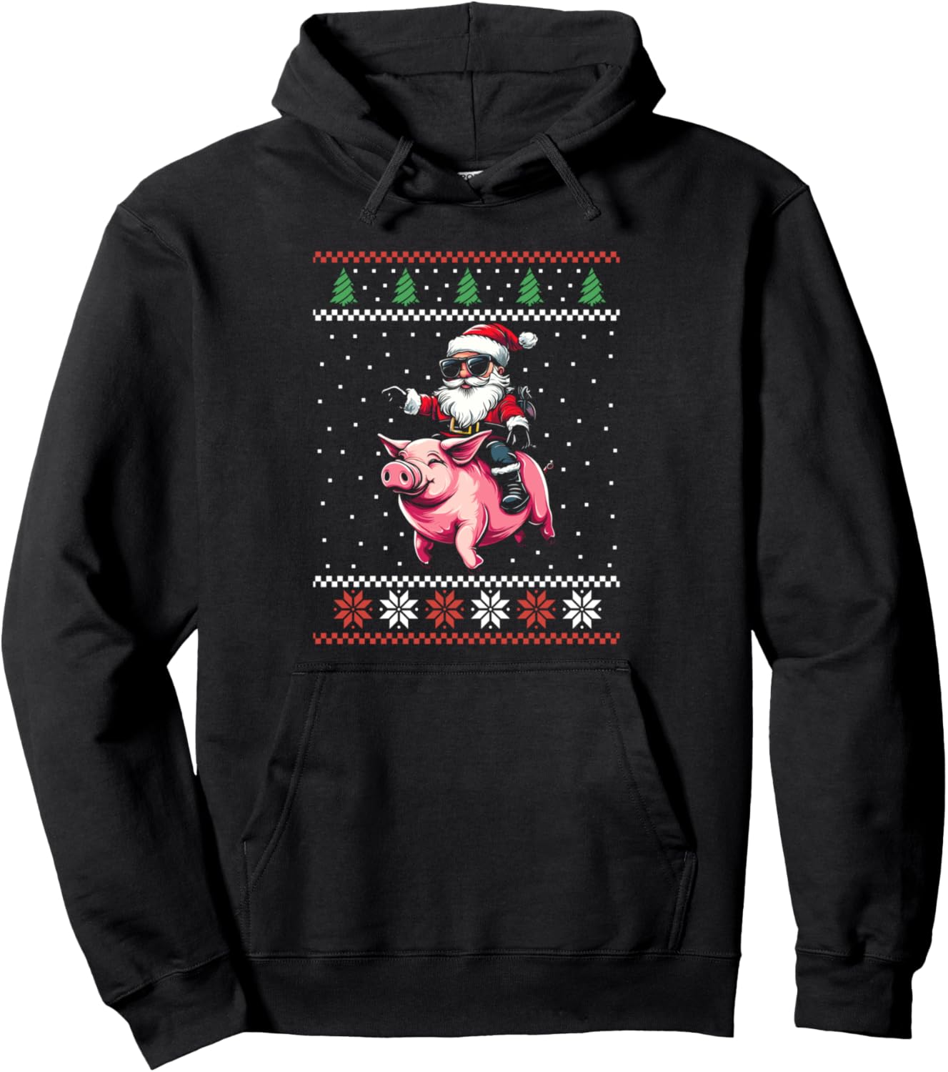Farmer Xmas Pullover Hoodie