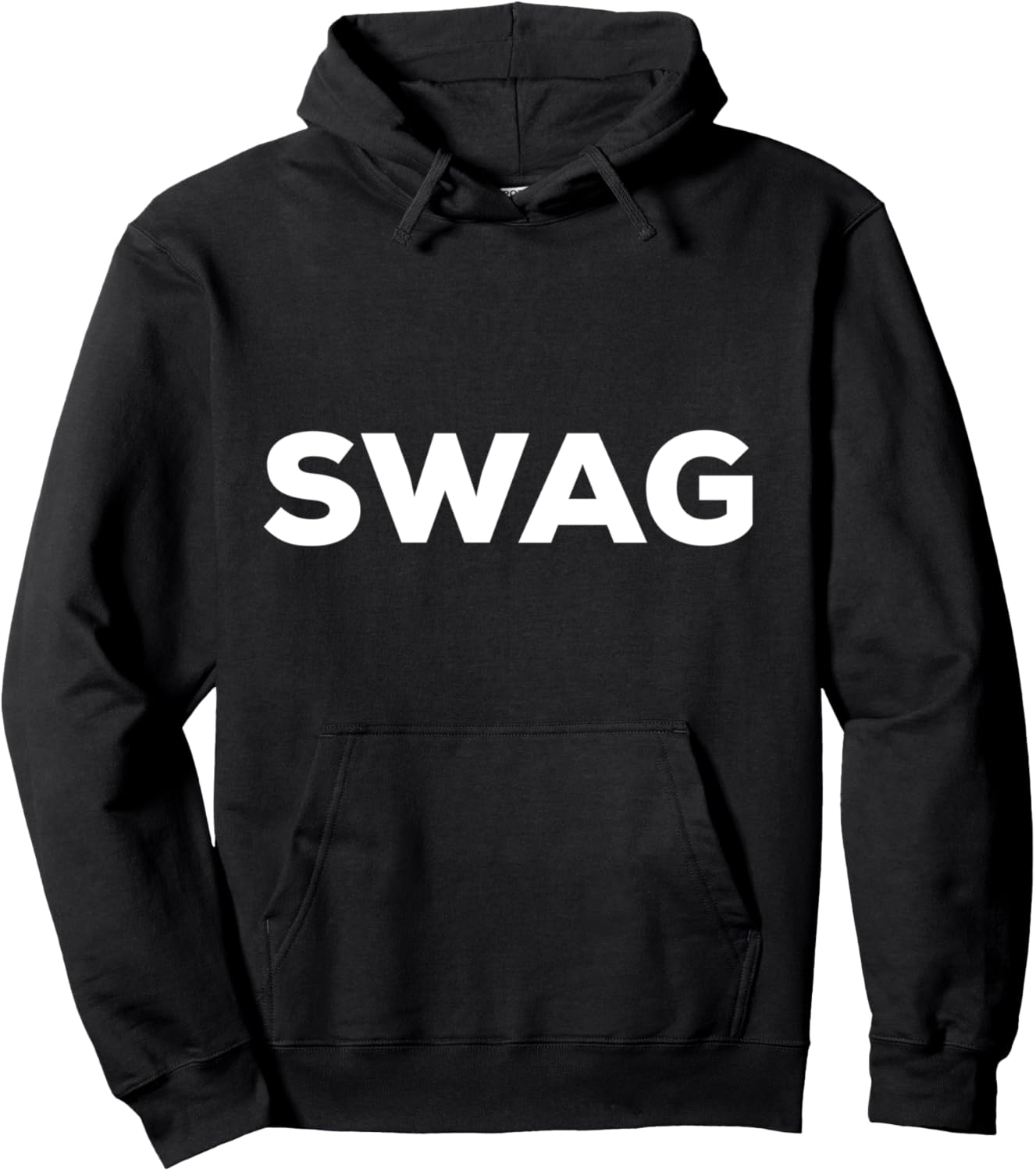A Tee That Says SWAG Simple Powerful SWAG Pullover Hoodie