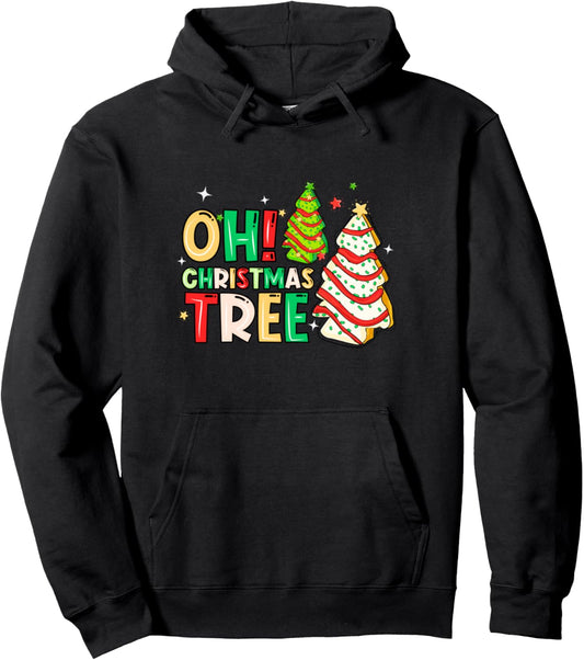 Farm Fresh Christmas Tree Cake Debbie Becky Christmas Cake Pullover Hoodie