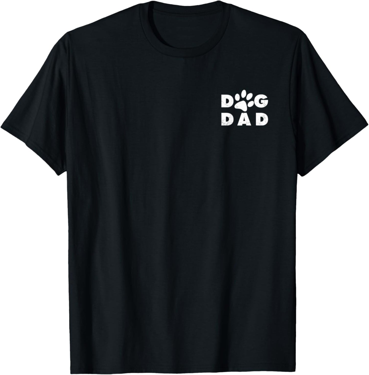 Dog Dad Pocket Dog Paw Funny Fathers Day Dog Lover Dog Owner T-Shirt