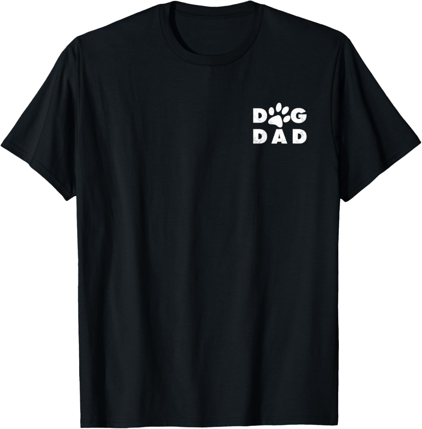 Dog Dad Pocket Dog Paw Funny Fathers Day Dog Lover Dog Owner T-Shirt