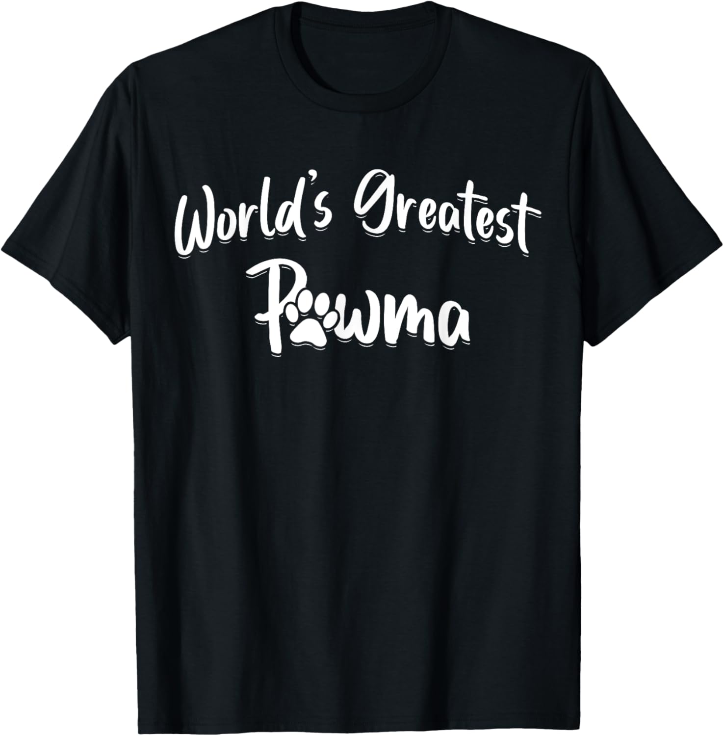 Dog Grandma Shirt Worlds Greatest Pawma Mothers Day Gifts T-Shirt for Men Women Girls Kids