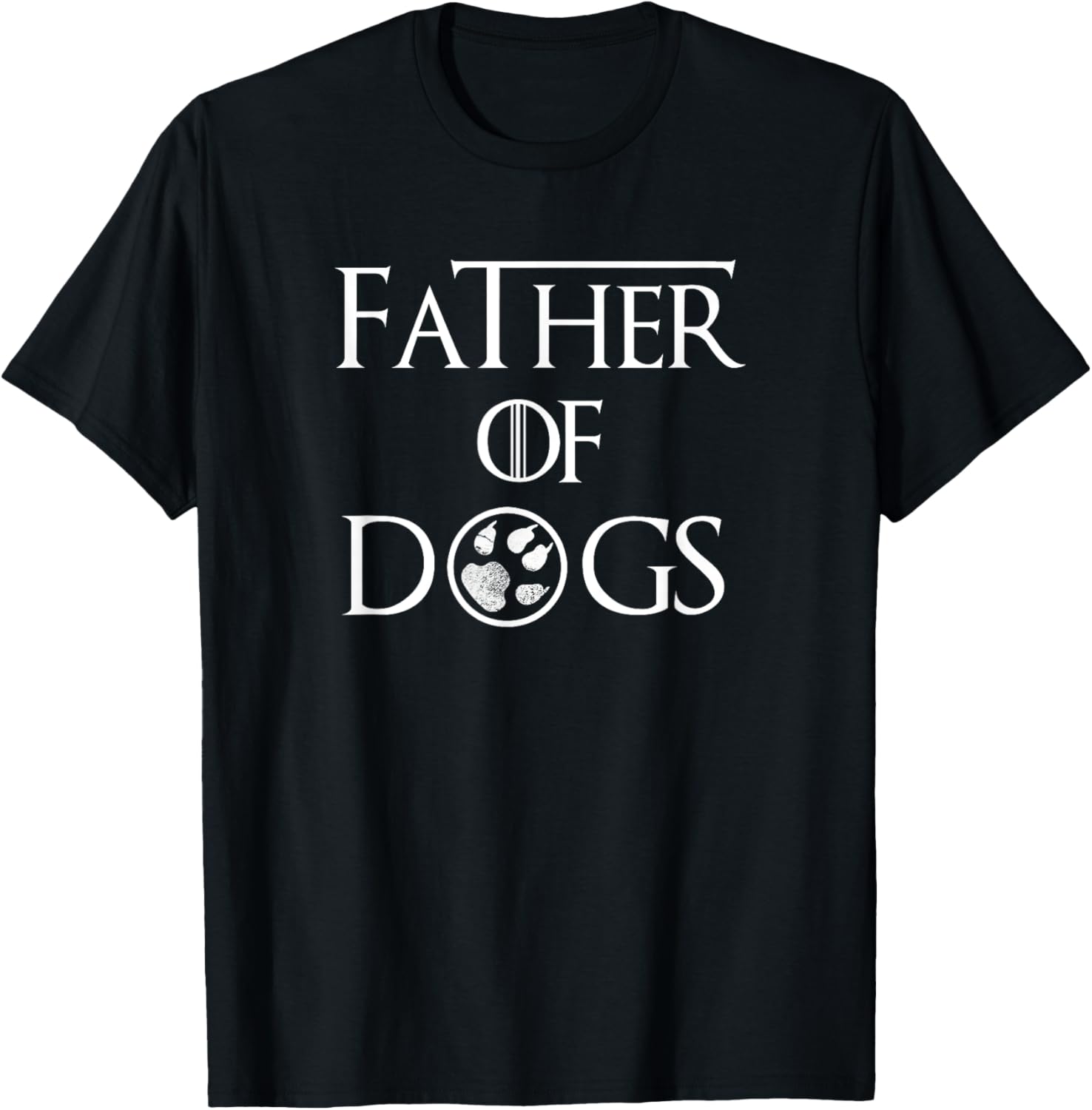 Father of Dogs Shirt Best Gift for Dog Lovers Dad T-Shirt for Men