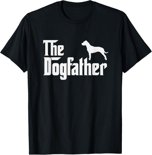 dogo argentino DogFather Funny Dog Dad Men Women Kids T-Shirt