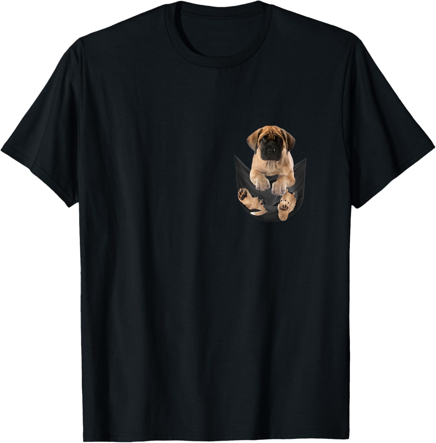 Dog Lovers Gifts Mastiff in Bag T-Shirt for Men Women Girls Kids