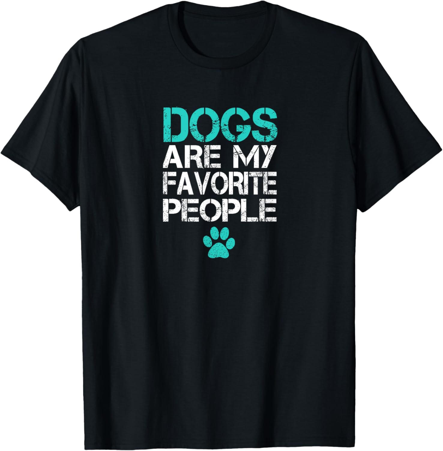 Dogs Are My Favorite People Funny Retro Cool Dog Lover Owner T-Shirt for Men Women Girls Kids