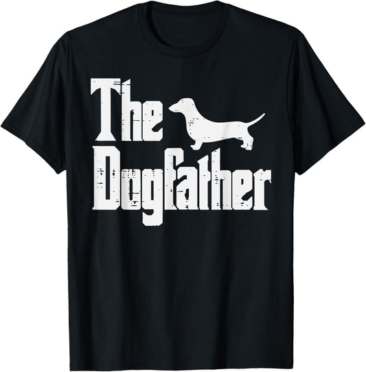 Fathers Day Dogfather Funny Fur Dad Daddy Papa Pet Dog Lover Men T-Shirt