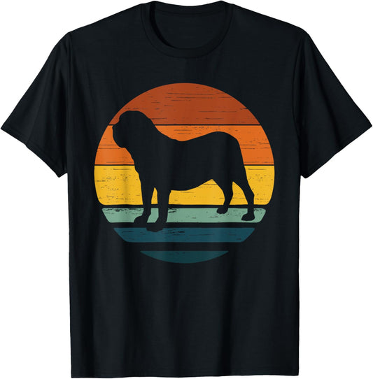 Fila Brasileiro Vintage Retro Mum Dad Dog Gift T-Shirt