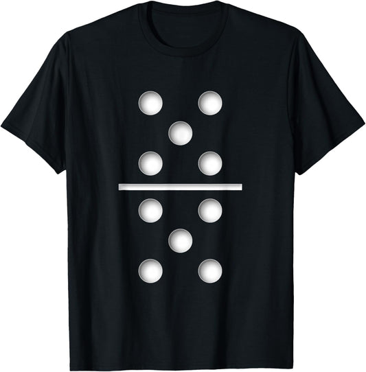 Domino Game 5 5 Shirt Halloween Christmas T-Shirt