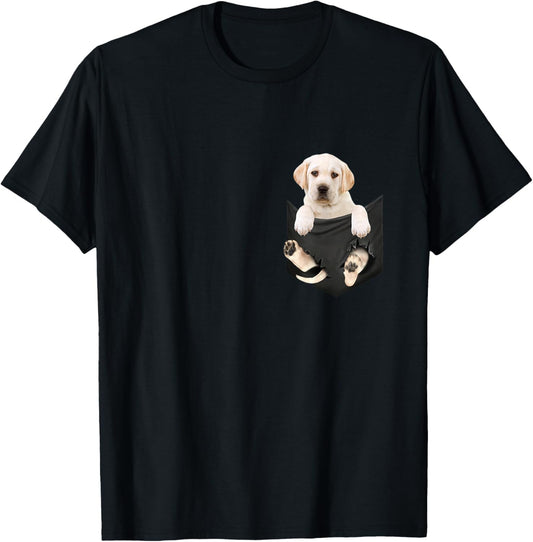 Dog Lovers Gifts White Labrador in a Bag T-Shirt for Men Women Girls Kids