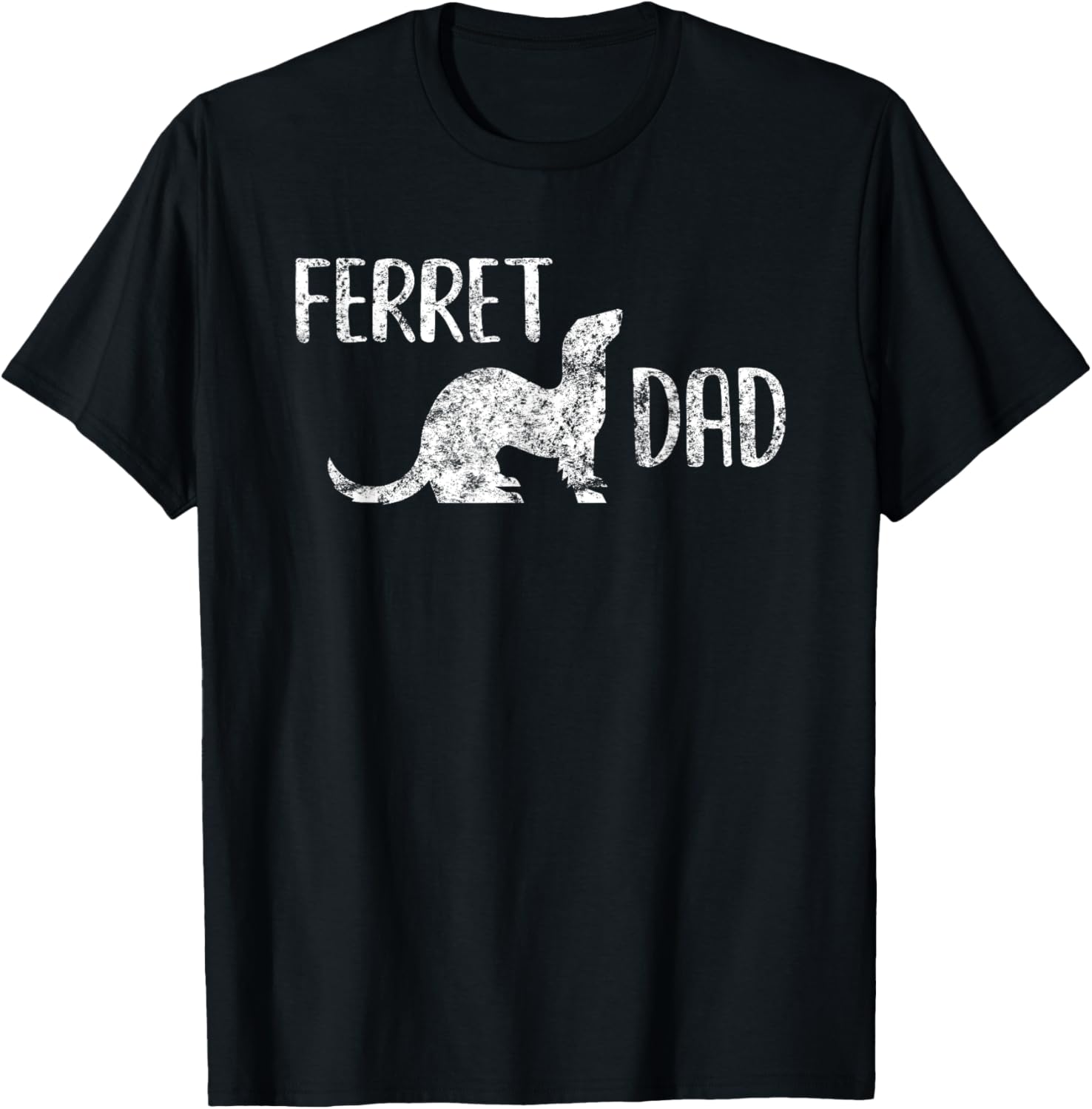 Ferret Dad Gift Men and Boys with Pet Ferrets T-Shirt