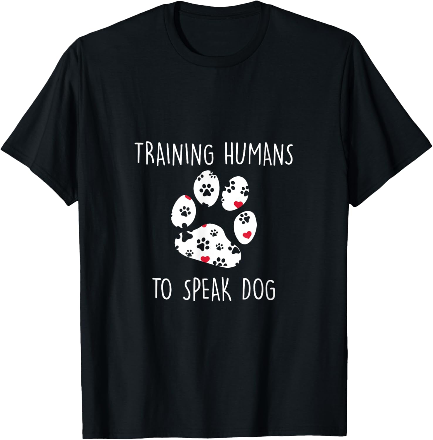 Dog Trainer Training Human To Speak Dog Pet Lover Gift T-Shirt