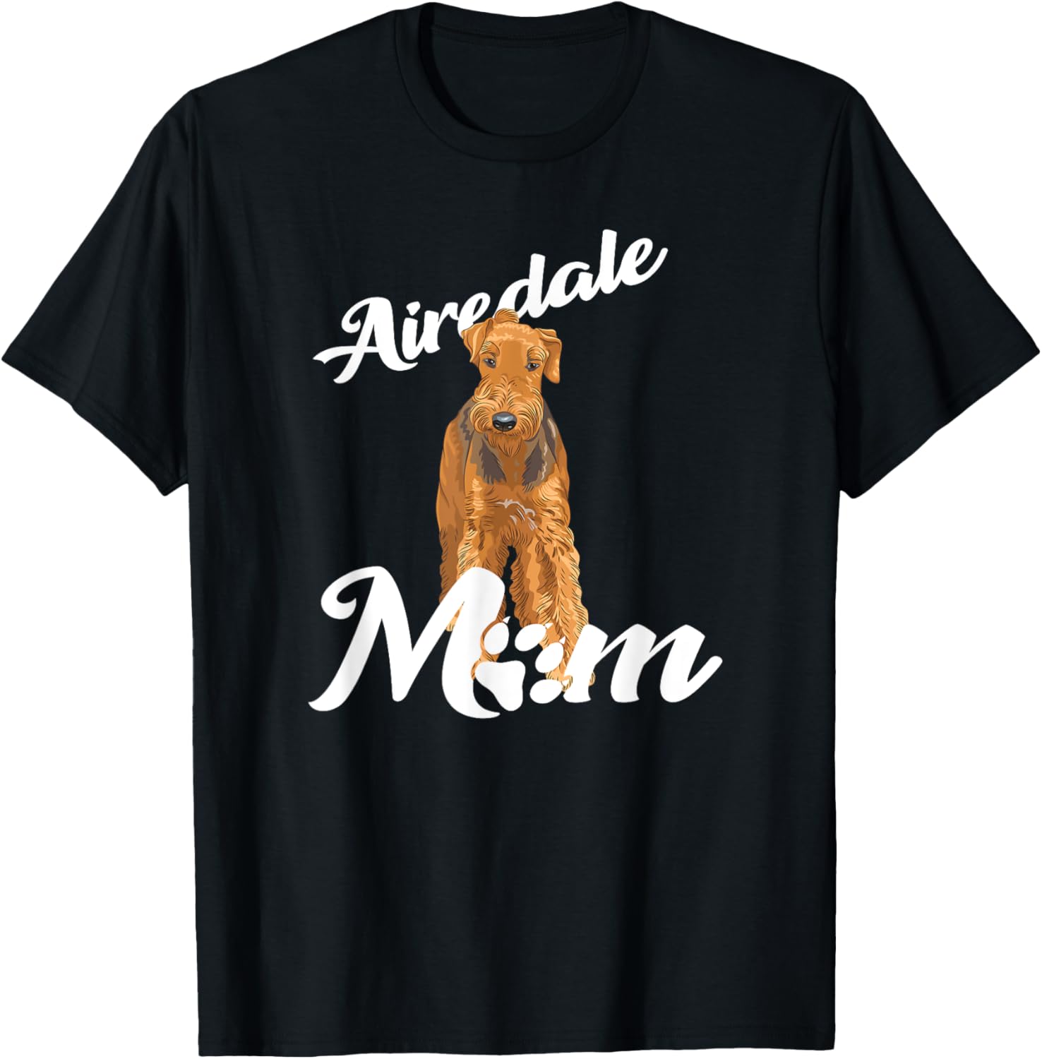 Airedale Terrier Airedale Mom For dog lover, Airedale T-Shirt